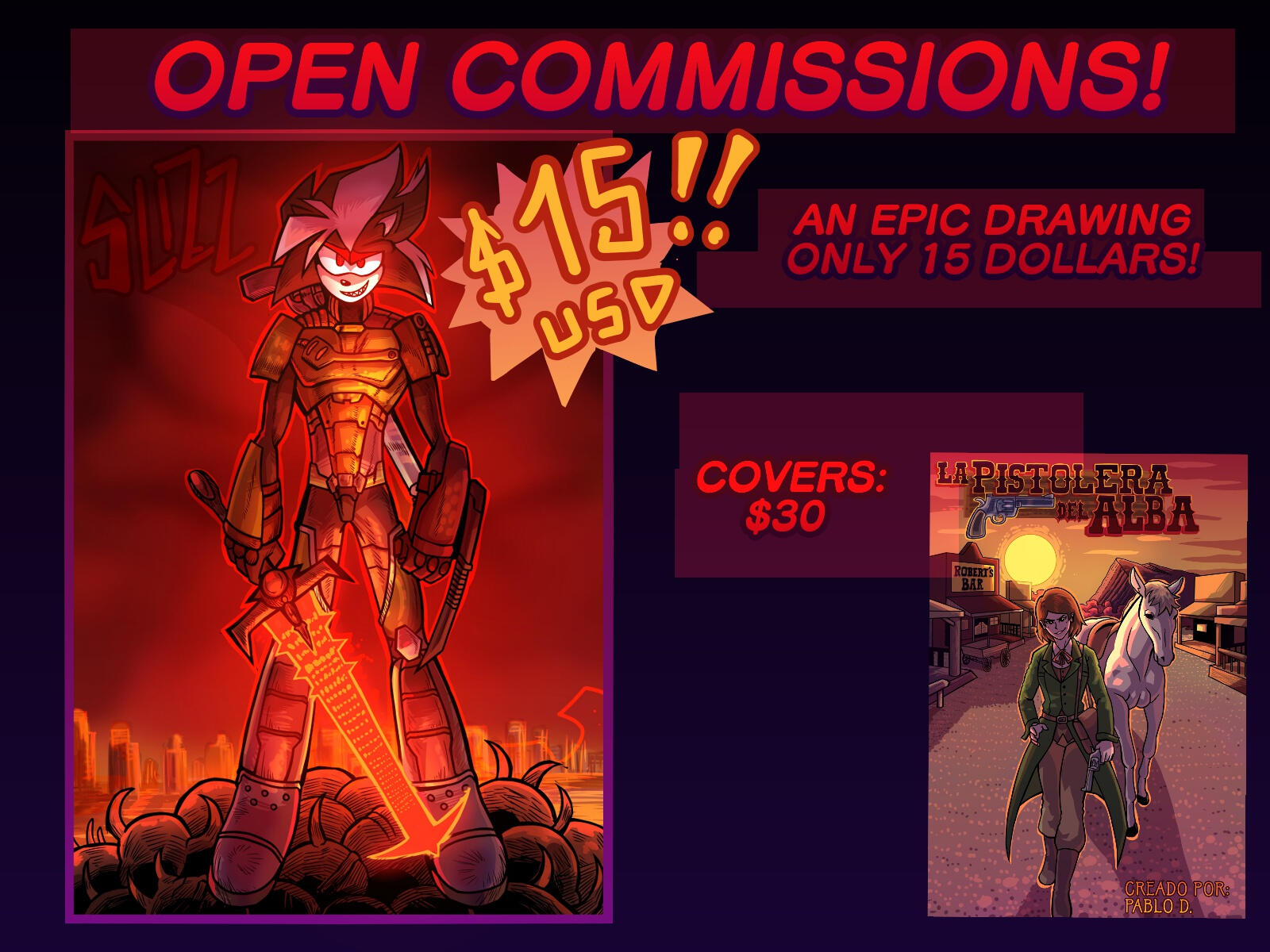 ¡Pídeme un dibujo épico!